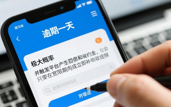 网贷逾期一天会怎么样
