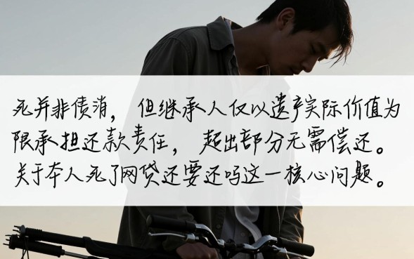人死后欠的网贷需要家人还吗