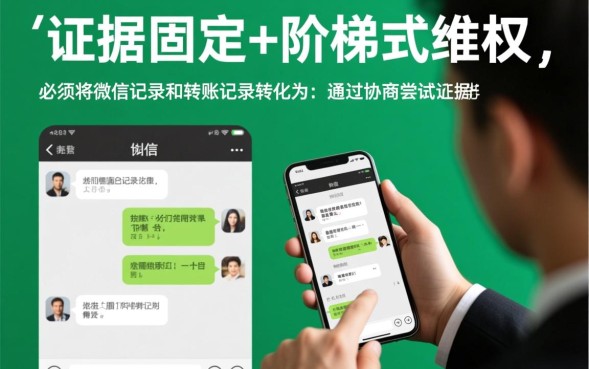 微信上借钱给别人不还怎么办