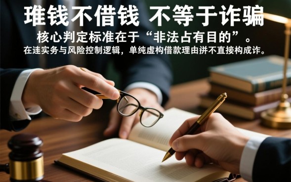 编造理由借钱算诈骗吗