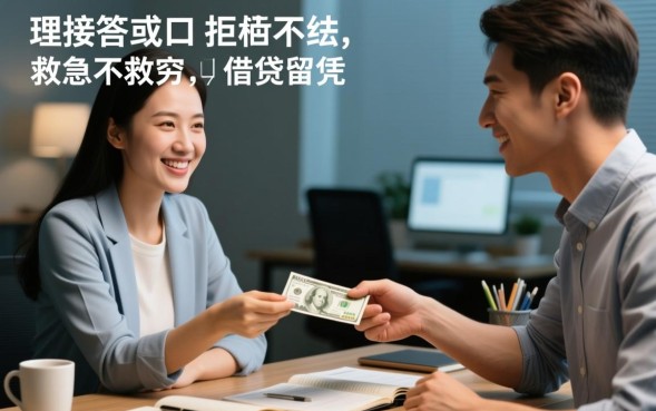 不想借该怎么委婉拒绝