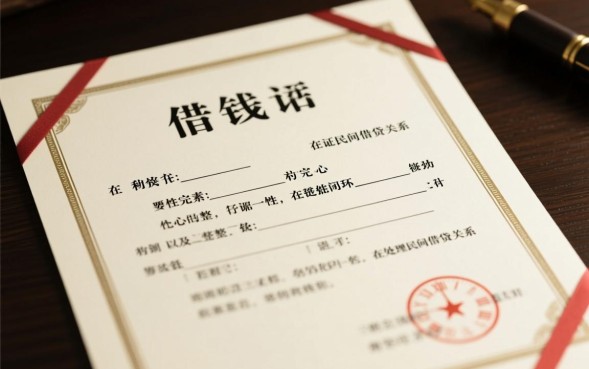 借条怎么写才具有法律效力