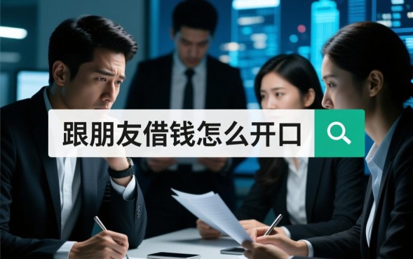 跟朋友借钱不尴尬怎么说