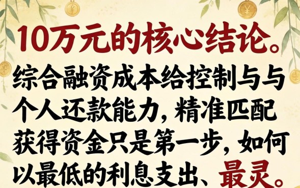贷款10万三年利息多少