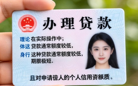 凭一张身份证能贷款吗