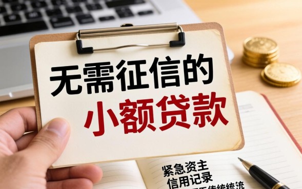 无需征信的小额贷款哪里有