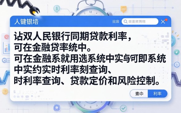 人民银行同期贷款利率是多少