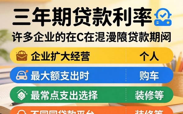 三年期贷款利率是多少