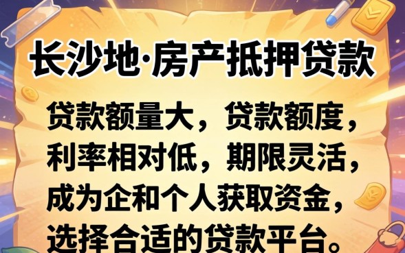 长沙房产抵押贷款需要什么条件