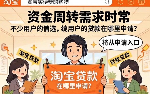 淘宝贷款在哪里申请
