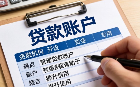 贷款账户怎么开通