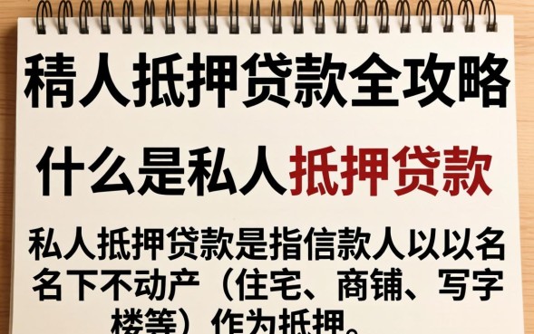 南京私人抵押贷款需要什么条件