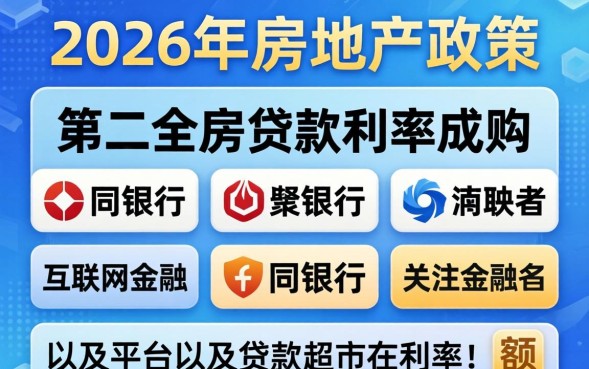 2026年贷款利率最新政策