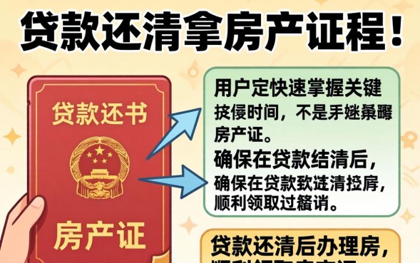 贷款还清后房产证怎么拿