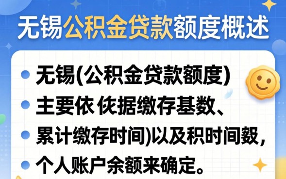 无锡公积金贷款额度怎么算