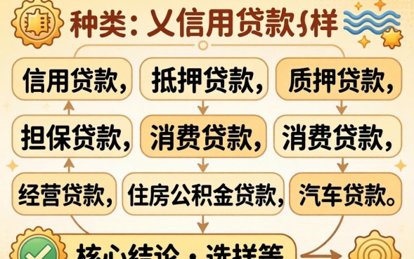 常见的贷款类型都有哪些