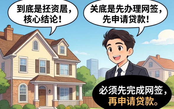新房网签和贷款哪个先办理