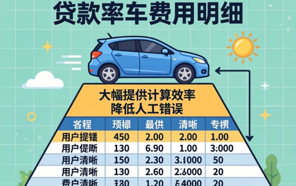 贷款买车费用明细有哪些