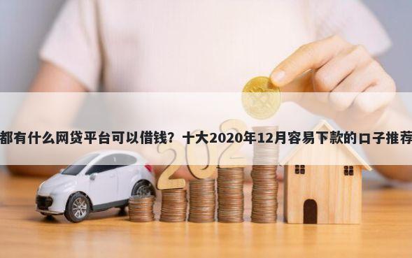 都有什么网贷平台可以借钱？十大2020年12月容易下款的口子推荐