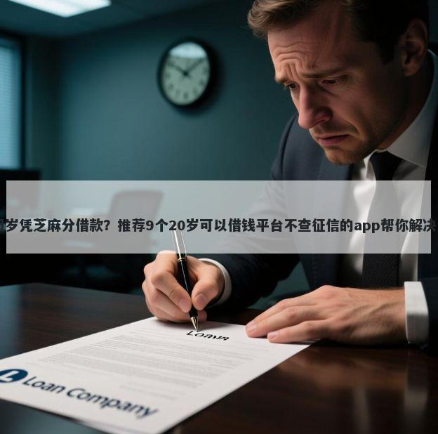 未满17周岁凭芝麻分借款？推荐9个20岁可以借钱平台不查征信的app帮你解决资金问题