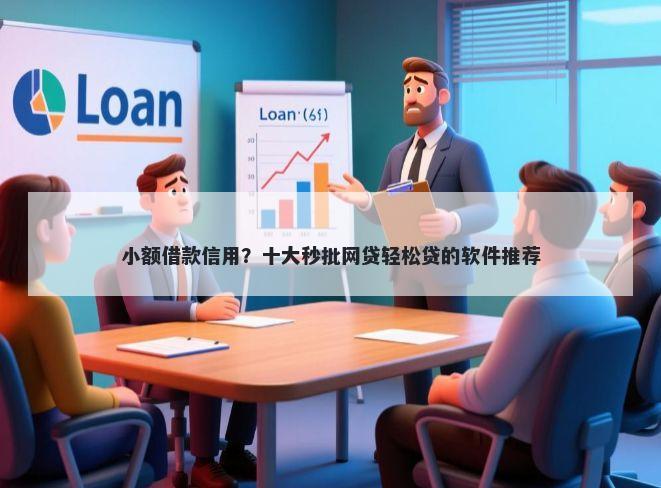 小额借款信用？十大秒批网贷轻松贷的软件推荐