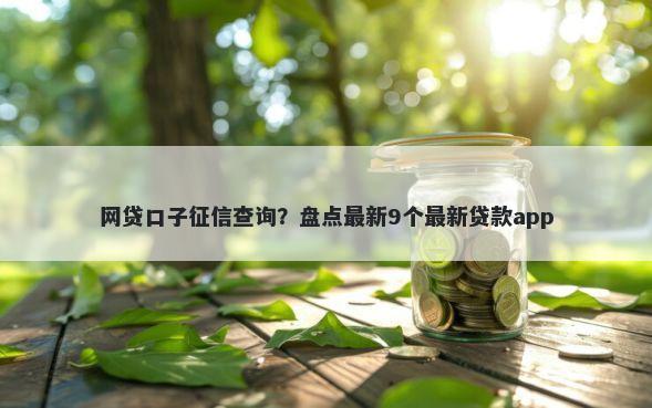 网贷口子征信查询？盘点最新9个最新贷款app