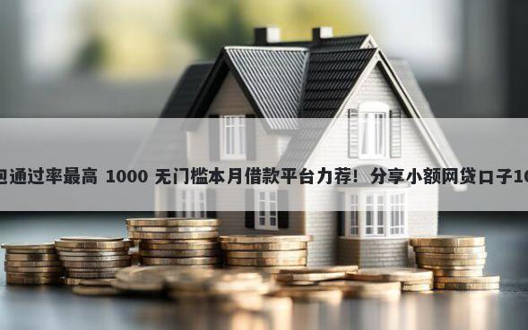 哪个网贷小额包通过率最高 1000 无门槛本月借款平台力荐！分享小额网贷口子1000无门槛借款