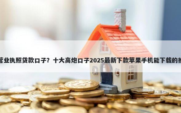 有营业执照贷款口子？十大高炮口子2025最新下款苹果手机能下载的推荐