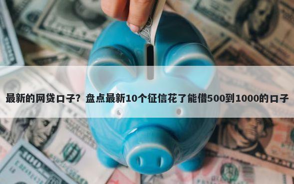 最新的网贷口子?盘点最新10个征信花了能借500到1000的口子