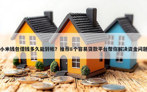 小米钱包借钱多久能到帐？推荐8个容易贷款平台帮你解决资金问题