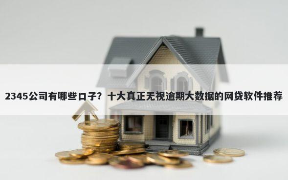 2345公司有哪些口子？十大真正无视逾期大数据的网贷软件推荐