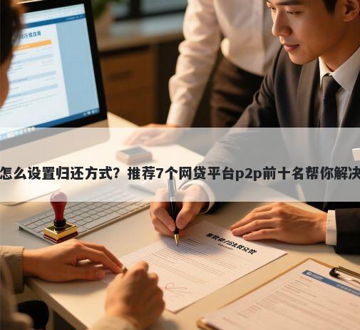 微信借钱怎么设置归还方式？推荐7个网贷平台p2p前十名帮你解决资金问题