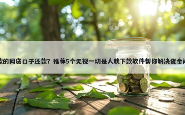 下款的网贷口子还款？推荐5个无视一切是人就下款软件帮你解决资金问题