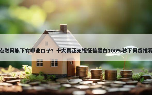 点融网旗下有哪些口子？十大真正无视征信黑白100%秒下网贷推荐