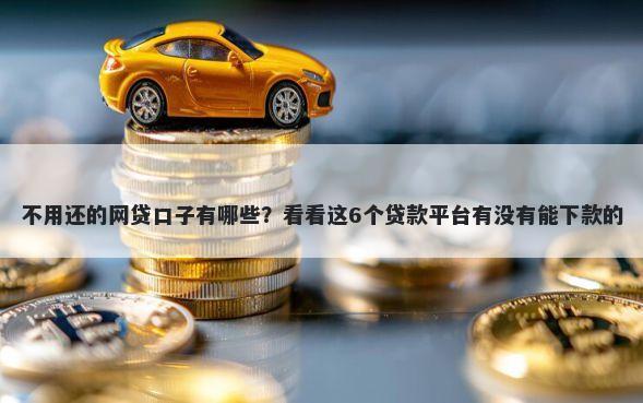 不用还的网贷口子有哪些？看看这6个贷款平台有没有能下款的