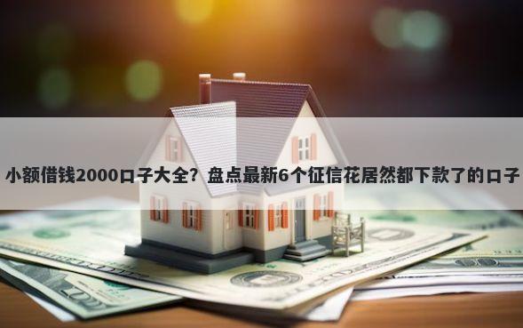 小额借钱2000口子大全？盘点最新6个征信花居然都下款了的口子