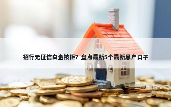 招行无征信白金被拒？盘点最新5个最新黑户口子