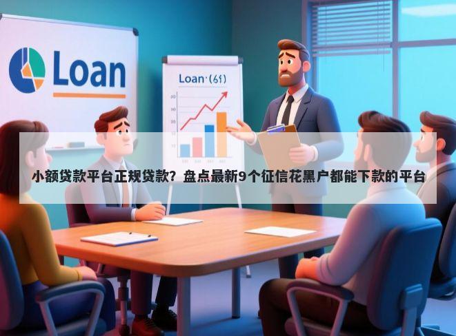 小额贷款平台正规贷款？盘点最新9个征信花黑户都能下款的平台