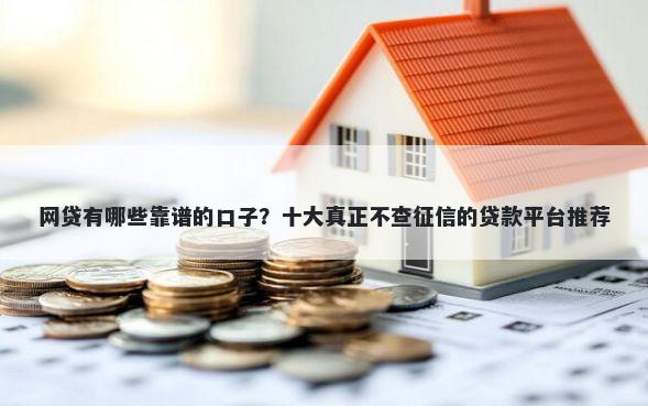 网贷有哪些靠谱的口子？十大真正不查征信的贷款平台推荐