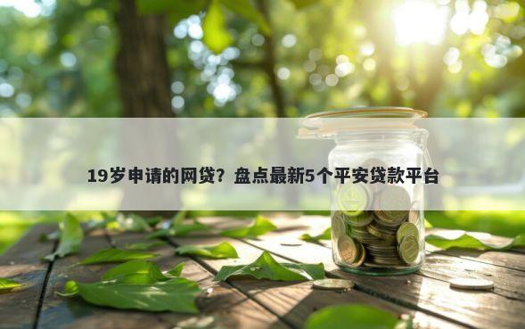 19岁申请的网贷？盘点最新5个平安贷款平台