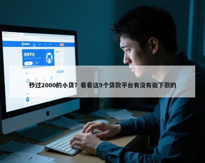 秒过2000的小贷？看看这9个贷款平台有没有能下款的