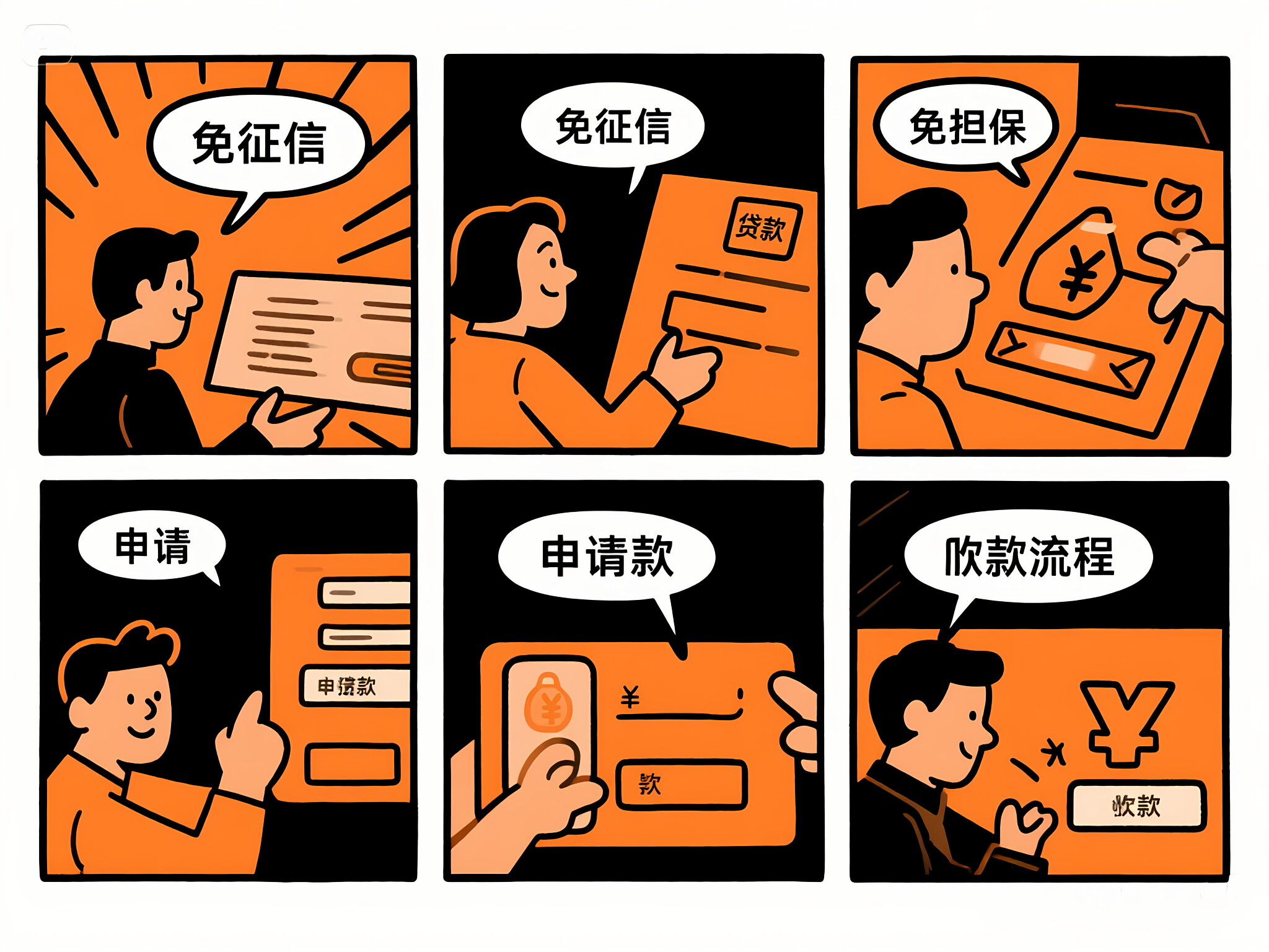 无视综合评分秒批贷款：黑户征信花也能下款？
